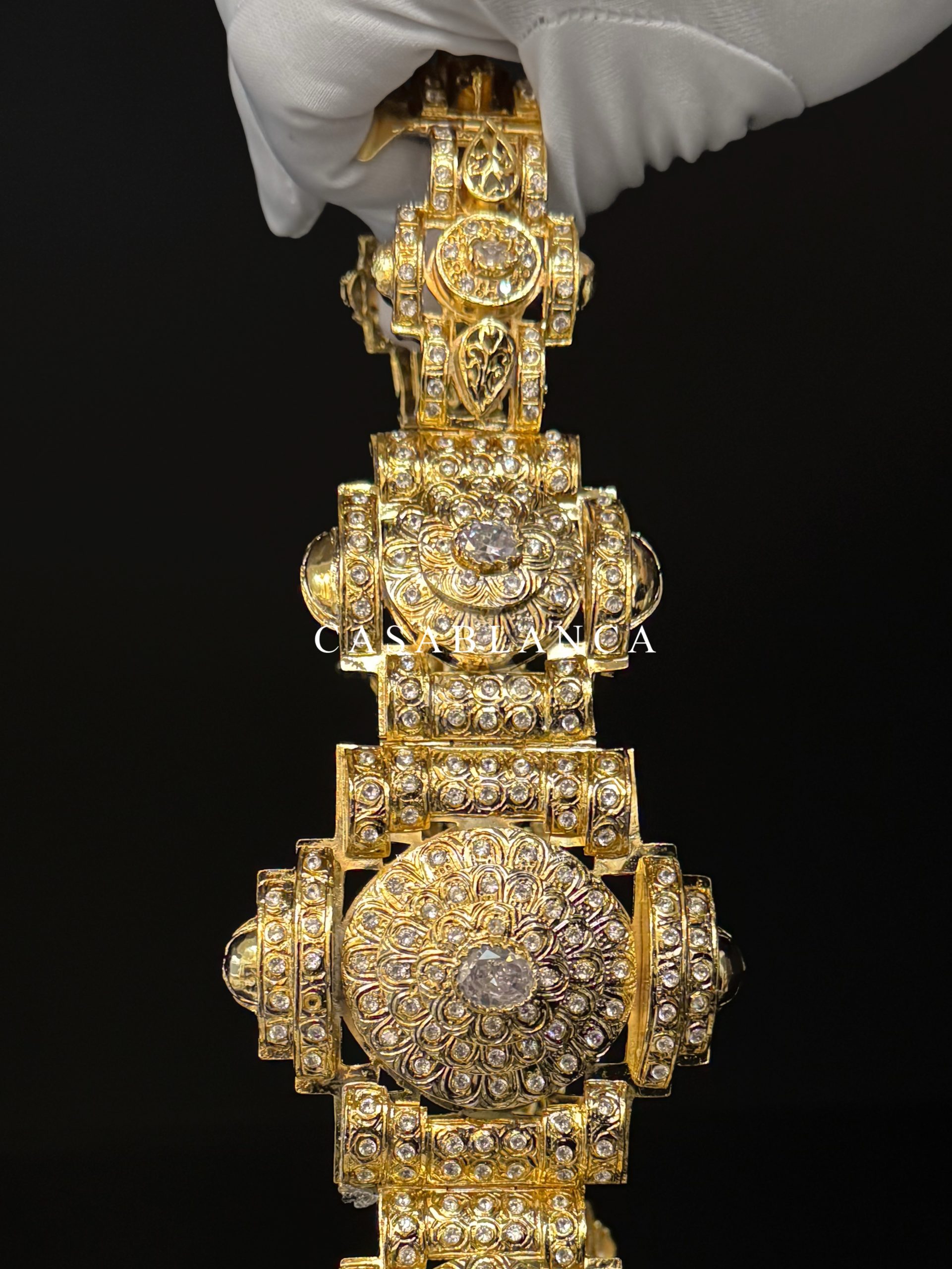 Traditionele Mdamma Riem Goud - Celuna - immagine 4