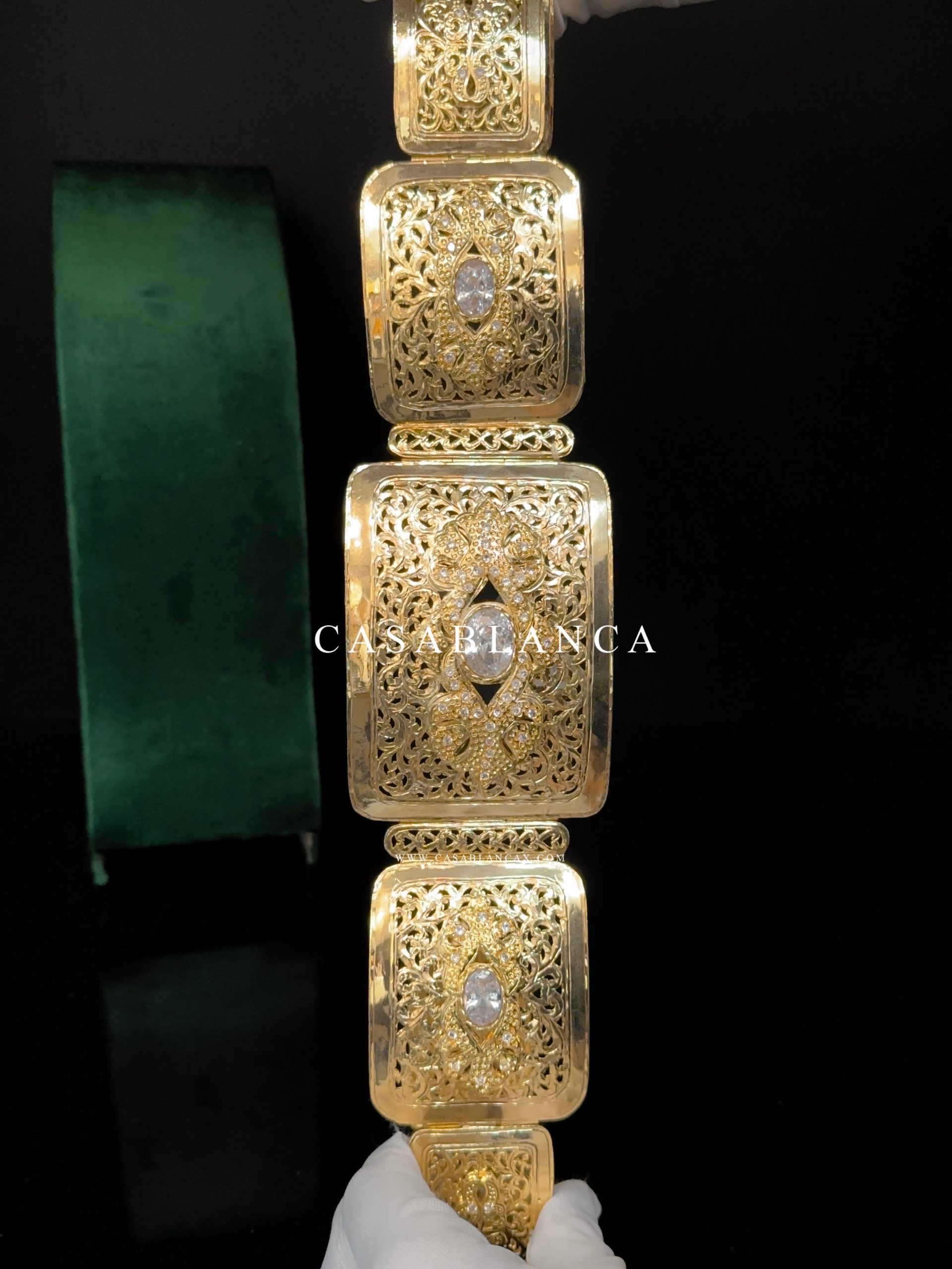 Gouden Mdamma Marokkaanse Ceintuur - Elavia - immagine 3