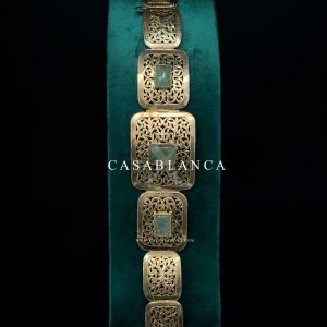 Cintura marocchina Mdamma Oro Verde Menta - Ombrelia