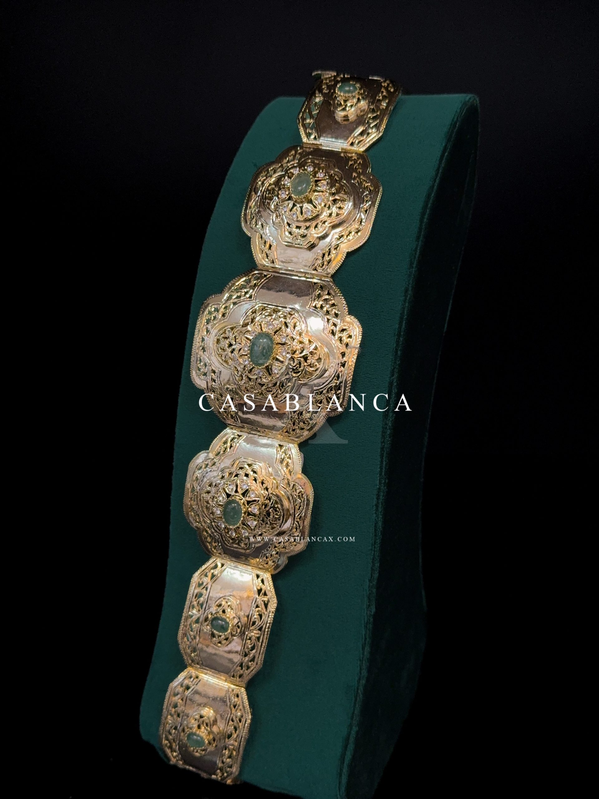 Mdamma Ceintuur Goud Mint Groen Marokkaanse Riem - Ondeza - immagine 2